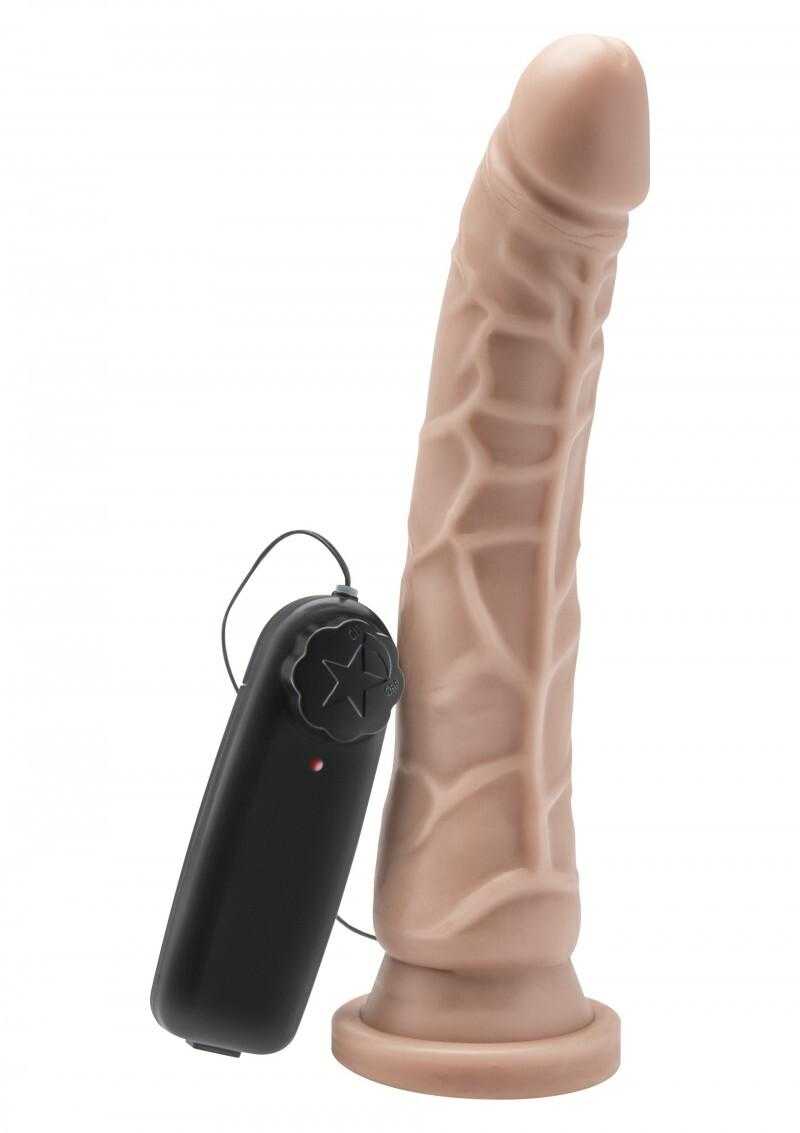 Get Real Dong vibrátor s ovladačem 20 cm - tělové ToyJoy