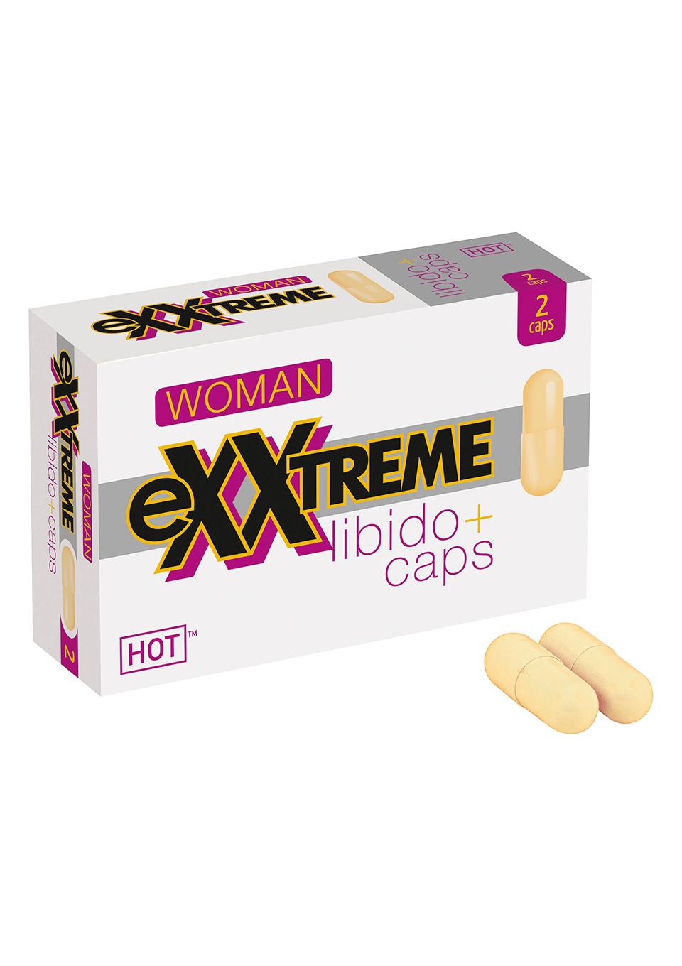 Hot Exxtreme Libido Caps pro ženy - 2 tabl. - doplněk stravy HOT