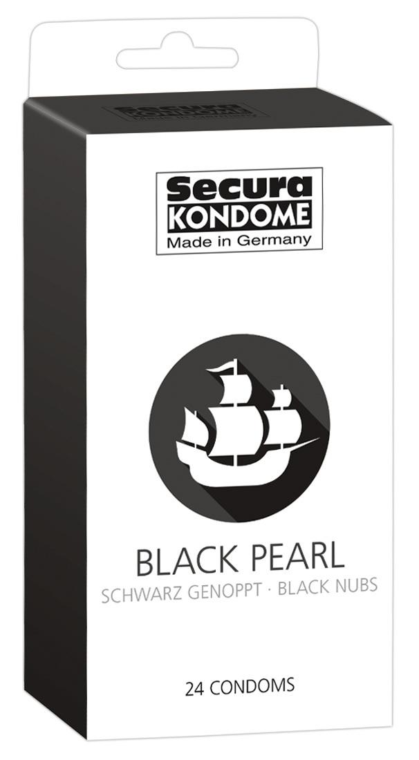 Secura kondomy Black Pearl 24 ks Secura