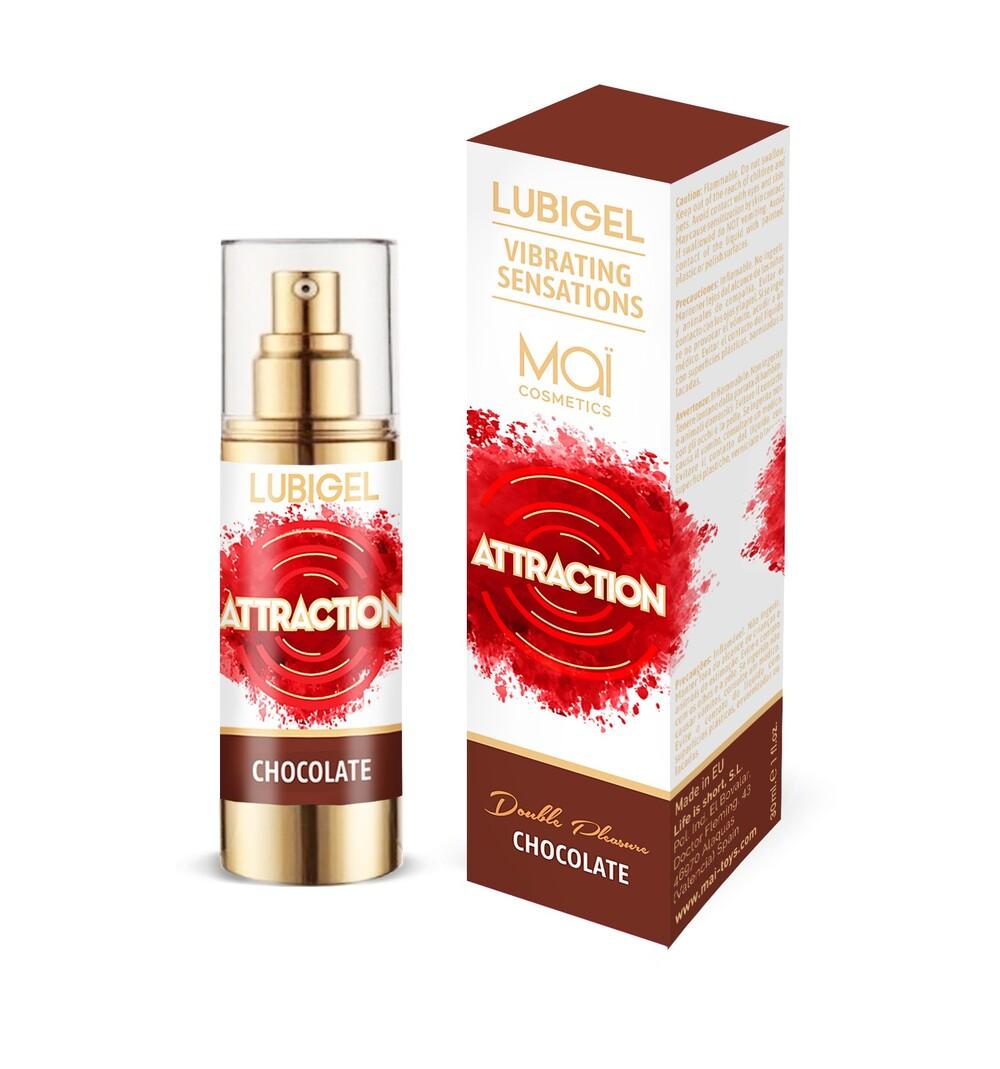 Mai Attraction Lubigel liquid vibrator Chocolate Attraction