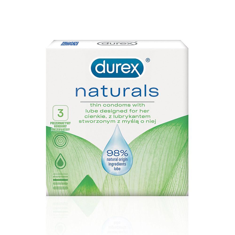 Durex Naturals kondomy 3 ks Durex