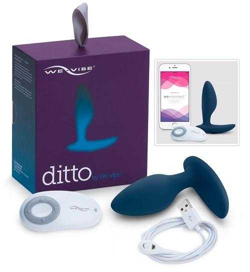 We-Vibe Ditto Anální kolík vibrační - modrý We-Vibe