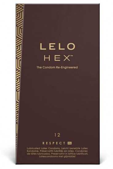 LELO Hex Respect – XL kondomy (12 ks)