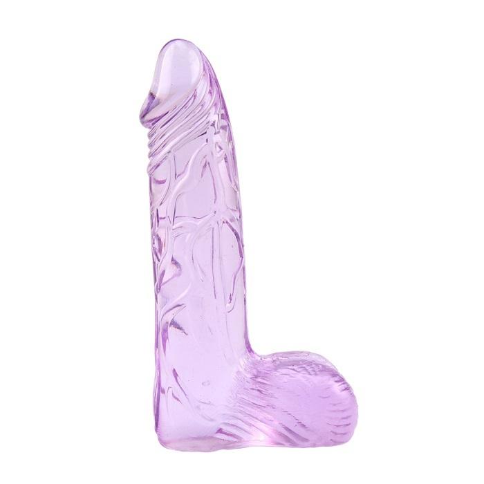 Ding Dong dildo gelové fialové Chisa