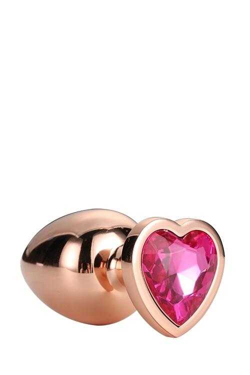 Dream Toys Gleaming Love Plug Rose Gold Medium Dream Toys