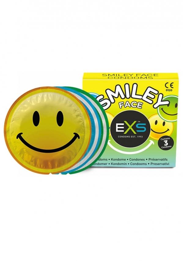 EXS kondomy Smiley Face 3 ks EXS