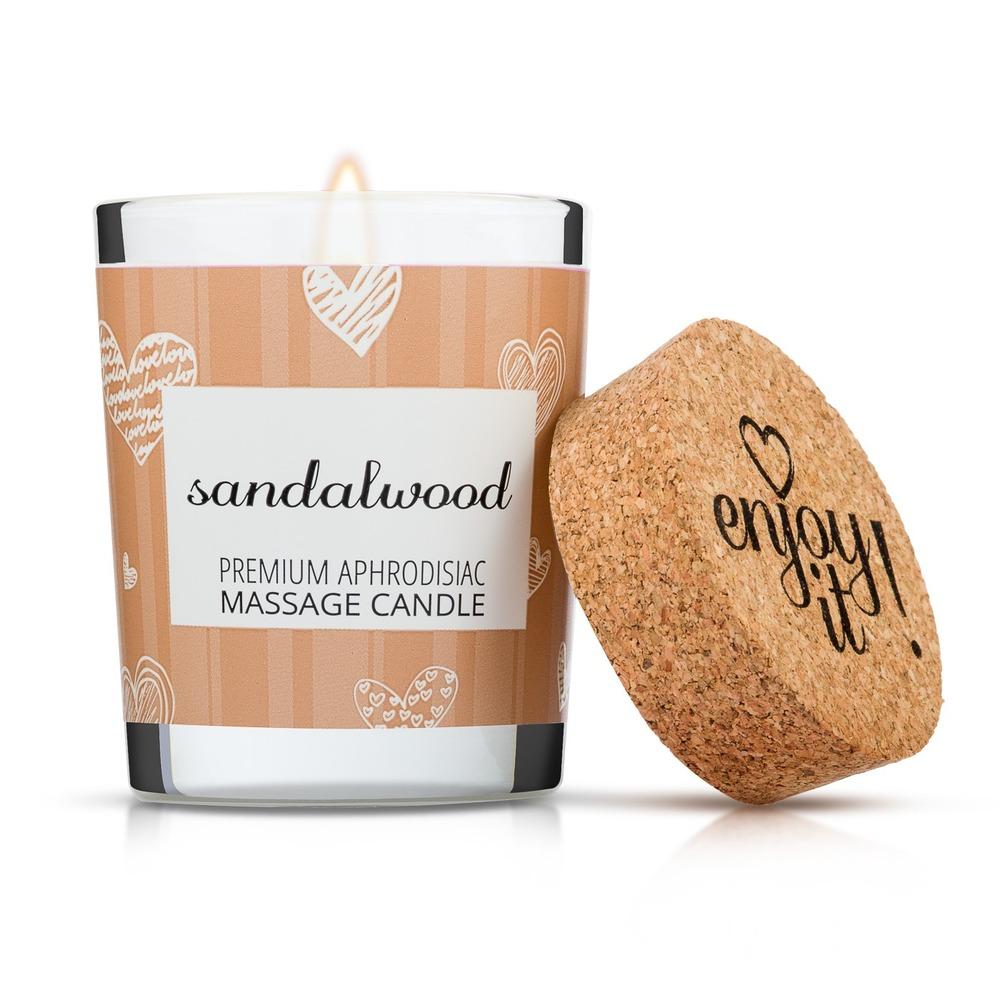 Enjoy it! Masážní svíčka Sandalwood 70 ml Valavani