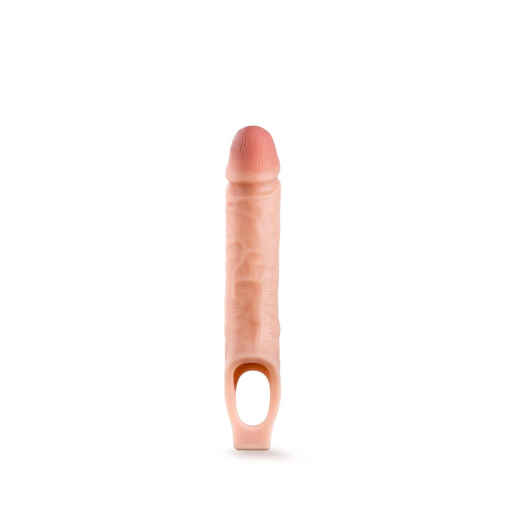 Performance zvětšující návlek na penis 19 cm Blush