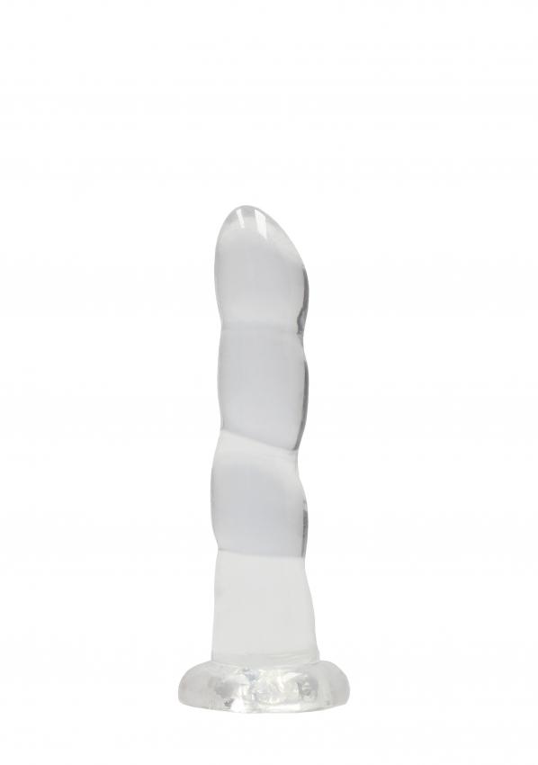 REALROCK Non Realistic dildo 18 cm - transparentní RealRock