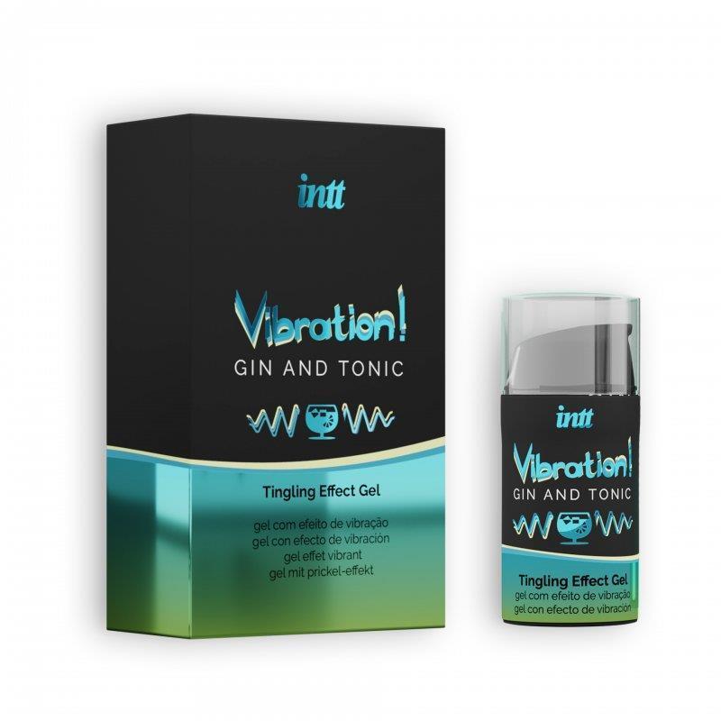 intt Vibration! Tingling effect gel - Gin and tonic 15 ml