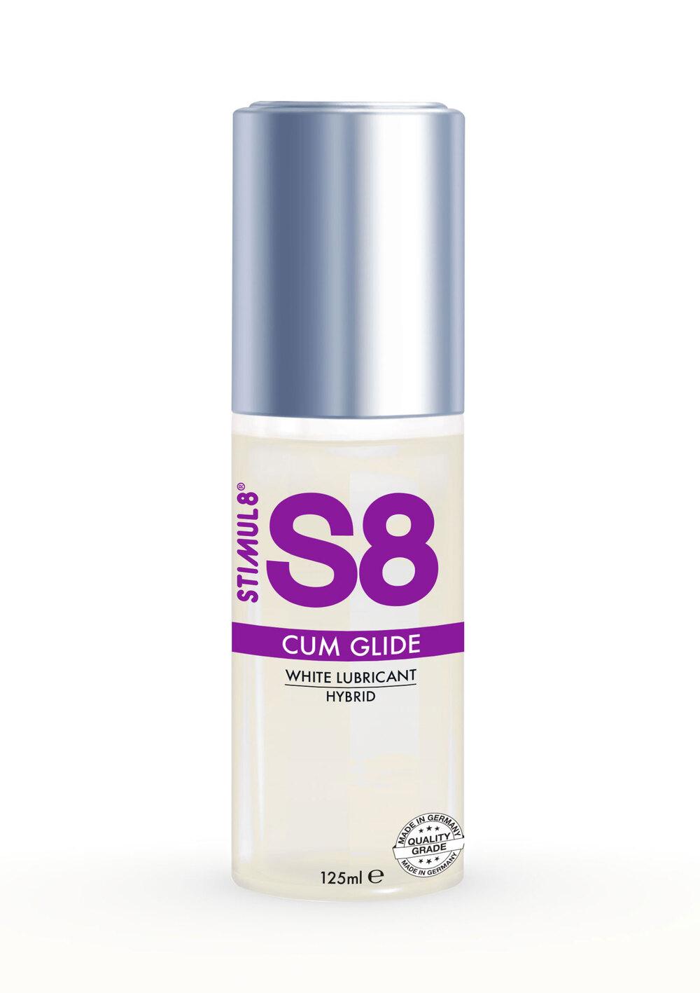 S8 Hybrid Cum Lubrikační gel 125 ml Stimul8