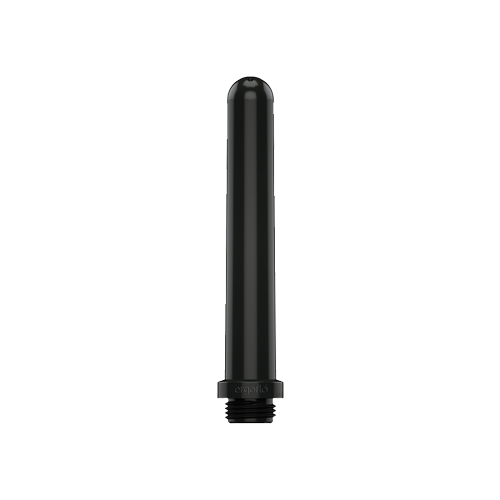 Ergoflo - Premium Tip for Anal Shower - 5” / 13 cm - Black