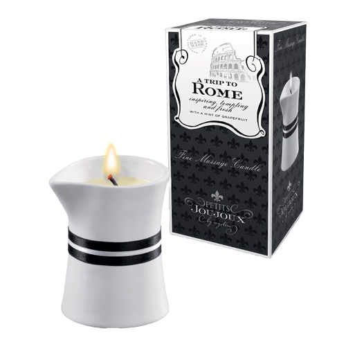 PETITS JOUJOUX - MASSAGE CANDLE ROME 120 GRAM