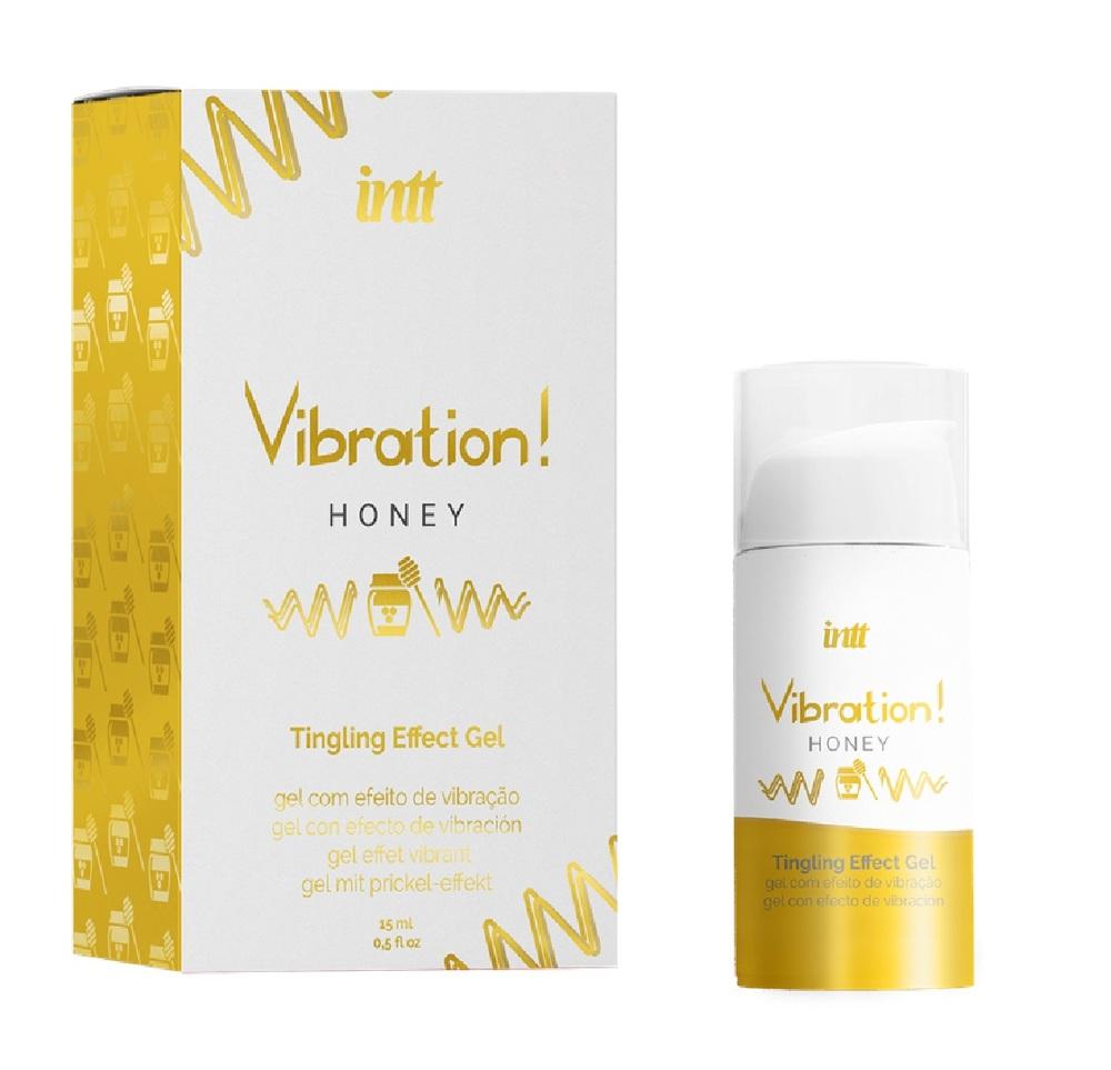 INTT Vibration! stimulační gel - Honey 15 ml intt