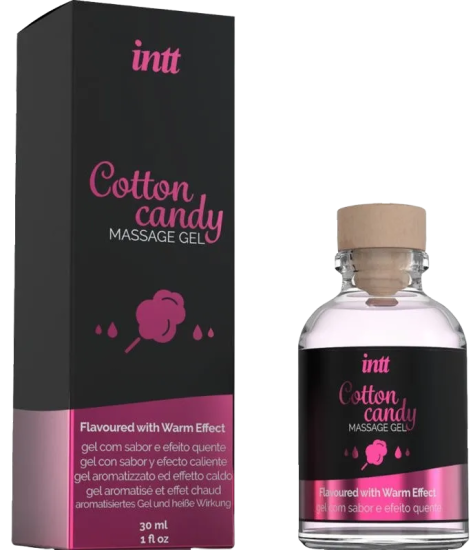 Slíbatelný masážní gel Cotton Candy (30 ml)