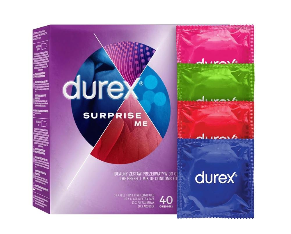 Durex kondomy Surprise Me 40 ks Durex