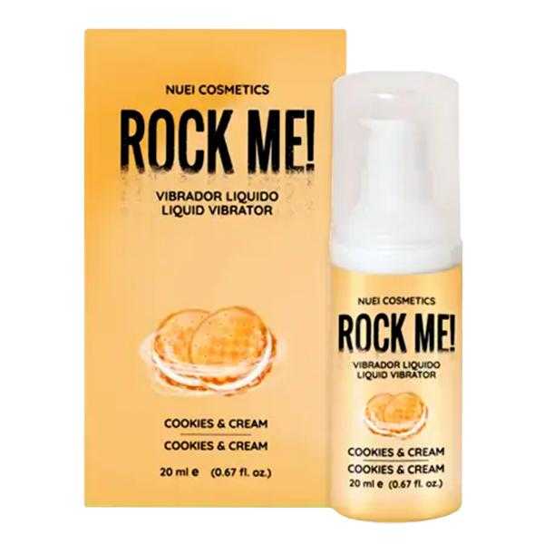 NUEI Rock me! tekutý vibrátor 20 ml - Cookies and Cream NUEI