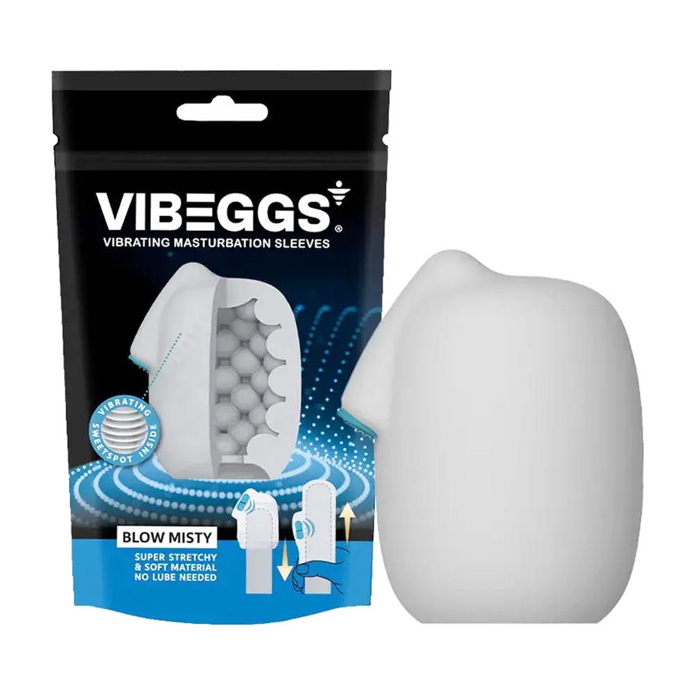 VIBEGGS Blow Misty vibrační masturbátor Rimba