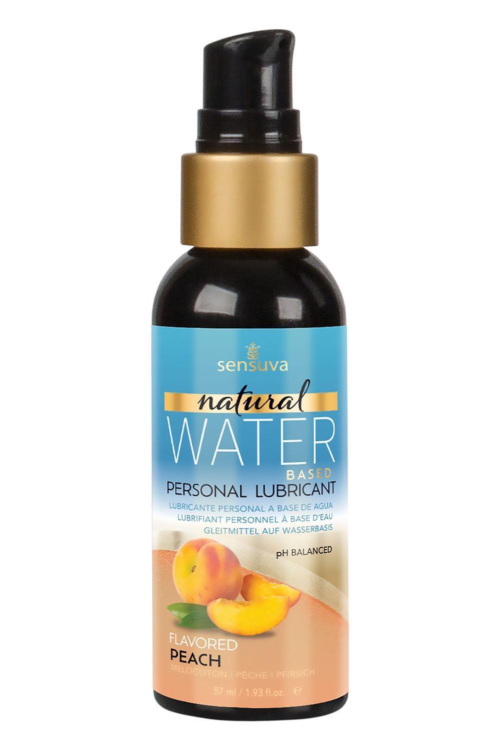 SENSUVA Natural Water-Based Personal Lubricant Peach 57ml Sensuva