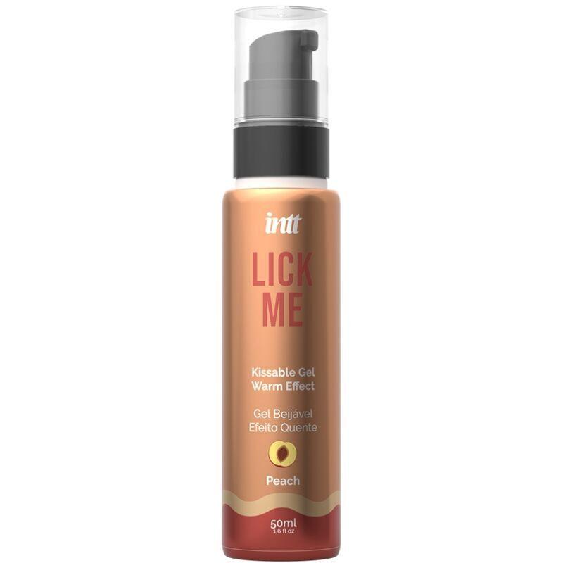 INTT Lick meSlíbatelný gel s hřejivým efektem 50 ml - Peach intt