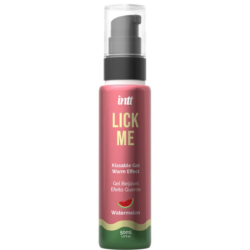 INTT Lick meSlíbatelný gel s hřejivým efektem 50 ml - Watermelon intt