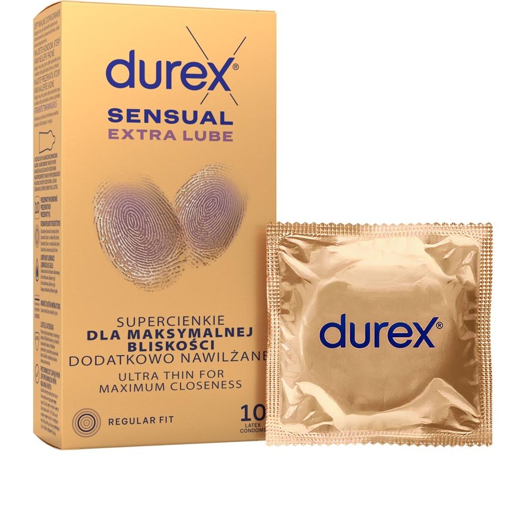 DUREX kondomy Sensual Extra Lube 10 ks Durex