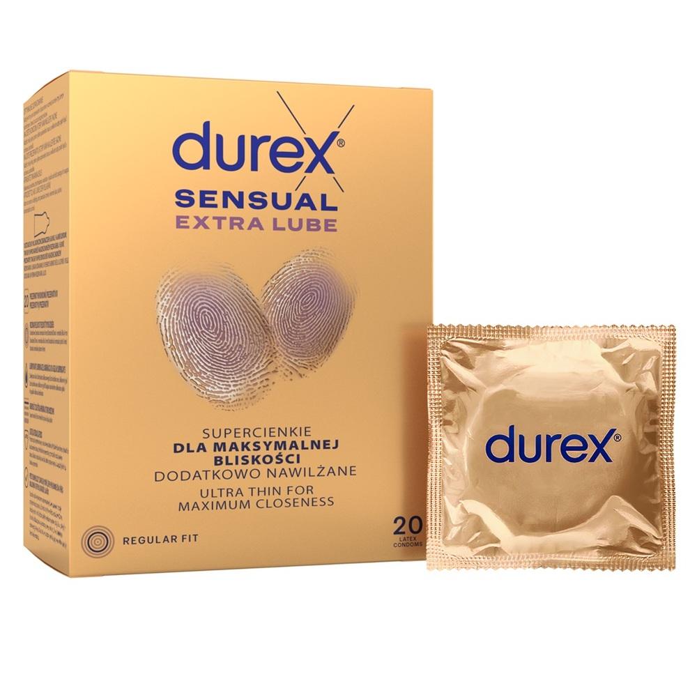 DUREX kondomy Sensual Extra Lube 20 ks Durex